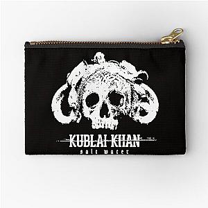 Kublai Khan Sale Waeer Skull Logo Metalcore Band - Zipper Pouch