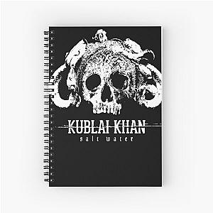 Kublai Khan Sale Waeer Skull Logo Metalcore Band Spiral Notebook
