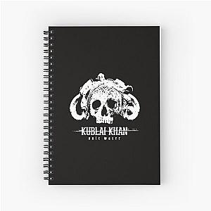 Kublai Khan Sale Waeer Skull Logo Metalcore Band - Spiral Notebook