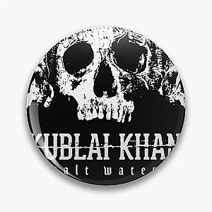 Kublai Khan Sale Waeer Skull Logo Metalcore Band  Pin