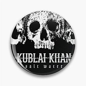 Kublai Khan Sale Waeer Skull Logo Metalcore Band Pin