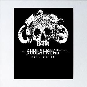 Kublai Khan Sale Waeer Skull Logo Metalcore Band Poster