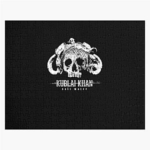Kublai Khan Sale Waeer Skull Logo Metalcore Band  Jigsaw Puzzle