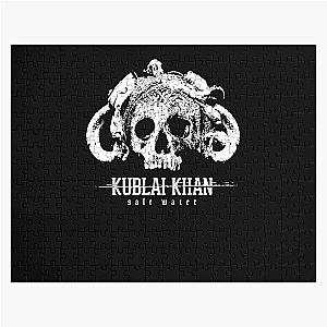 Kublai Khan Sale Waeer Skull Logo Metalcore Band Jigsaw Puzzle