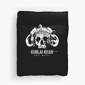 Kublai Khan Sale Waeer Skull Logo Metalcore Band  Duvet Cover
