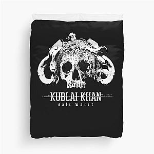 Kublai Khan Sale Waeer Skull Logo Metalcore Band Duvet Cover