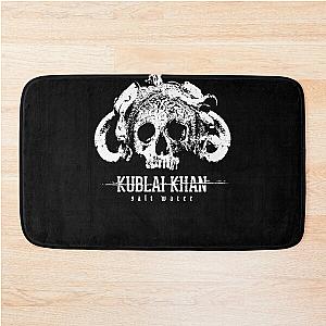 Kublai Khan Sale Waeer Skull Logo Metalcore Band  Bath Mat