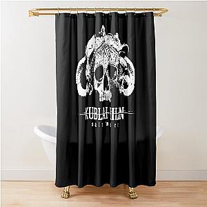 Kublai Khan Sale Waeer Skull Logo Metalcore Band Shower Curtain