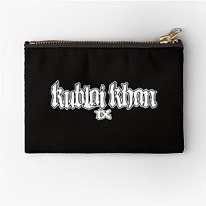 Kublai Khan Band Designs Zipper Pouch