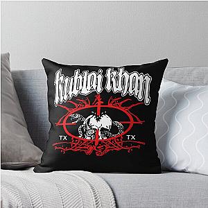 Kublai Khan TX Concrete Throw Pillow