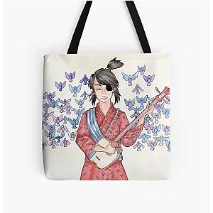 Kubo playing shimasen All Over Print Tote Bag