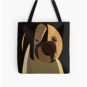 Kubo and his mother  All Over Print Tote Bag