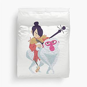 Kubo and Monkey Duvet Cover