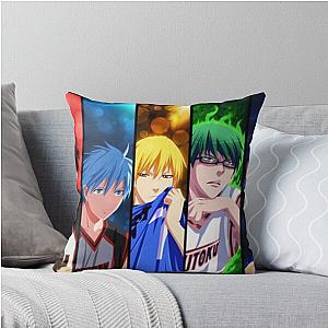 Kuroko's Basketball: Taiga Kagami vs Tetsuya and the Generation of Miracles Throw Pillow