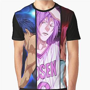 Kuroko no Basket Taiga Kagami and Tetsuya vs Generation of Miracles Graphic T-Shirt