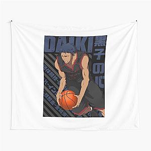 Adaptive Defeat Meets Victory Kuroko No Basket - Daiki Aomine Retro Wave Tapestry