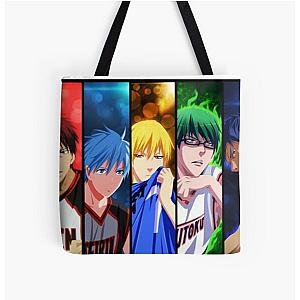Kuroko No Basket Taiga Kagami vs the Generation of Miracles All Over Print Tote Bag