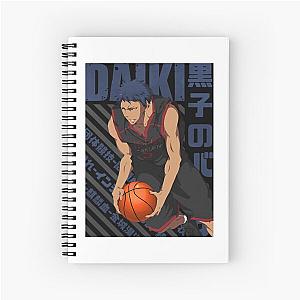 Adaptive Defeat Meets Victory Kuroko No Basket - Daiki Aomine Spiral Notebook