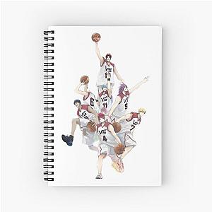 Digital Art: Kuroko's Basketball (all Main Characters) Spiral Notebook