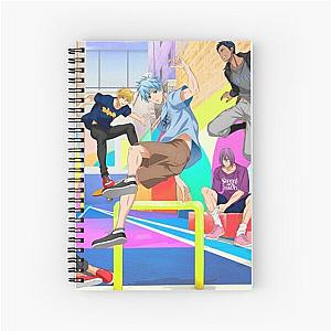 Kuroko no Basuke - Kuroko's Basketball - Rainbow Background Spiral Notebook