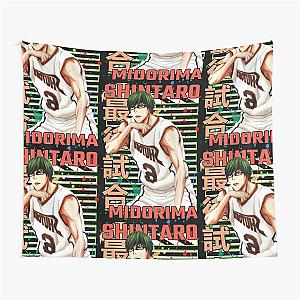 Shintaro Midorima Kuroko's Basketball Urban Anime Design  Tapestry