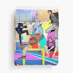 Kuroko no Basuke - Kuroko's Basketball - Rainbow Background Duvet Cover