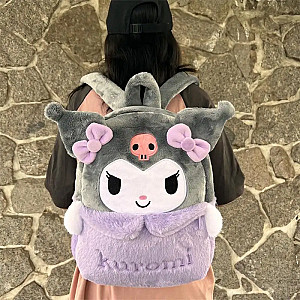 Kuromi Sanrio Plush Large Capacity Backpack