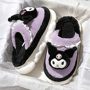 Kuromi Cartoon Anti-slip Shoes Home Slippers