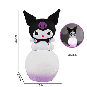 Kuromi Kawaii Sanrio Figure Moon Led Light