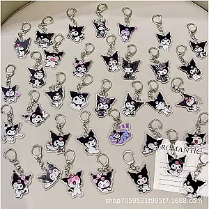 Kuromi Cartoon Doll Ornament Keychains