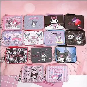 Kuromi Pu Leather Card Holder Sanrio Wallet