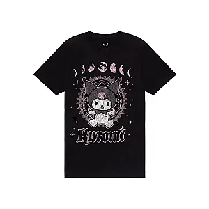 Kuromi Cartoon Cosmic Moon Phase T-shirts