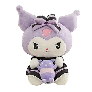 35-60cm Purple Sanrio Kuromi Bear Hug Stuffed Animal Plush