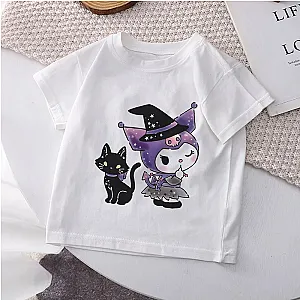 Kuromi Cartoons Casual Clothes T-shirts