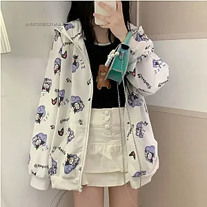 Sanrio Kuromi Summer Sunscreen Hoodies