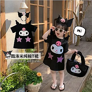 Kuromi Sanrio Cartoon Summer Baby Girl Dress