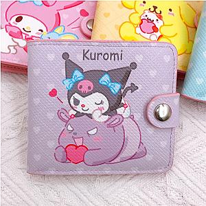 Kuromi Card Holder Wallet With Buttons