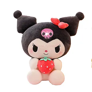 40-60cm Black White Kuromi Strawberry Cute Hug Plush