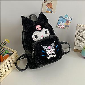 Kuromi Plush Black Backpacks