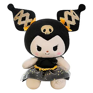 20-42cm Black White Kuromi Sanrio Stuffed Animal Plush