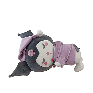 40 cm Black and White Kuromi Sleeping Doll Plush