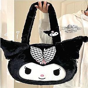 Kuromi Plush Large Capacity Single Shoulder Bag