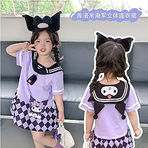 Kuromi Summer Cute Girls Princess Dress