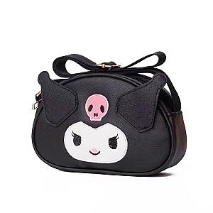 Kuromi Cartoon Dolls Shape Pu Casual Shoulder Bag