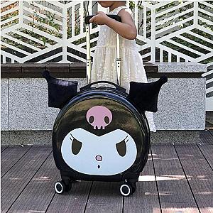 Kuromi Wheel Trolley Makeup Case