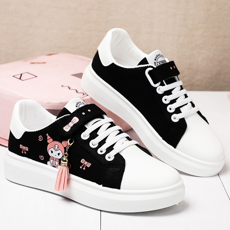 New Kuromi Low Top Canvas Shoes | Kuromi Plush Shop - Official Kuromi ...