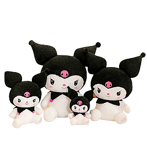 45-70cm Black and White Kuromi Room Decor Toys Giant Plush