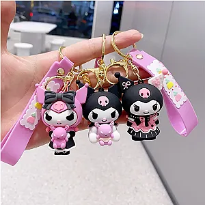 Kuromi Cartoon Figure Doll Key Chain