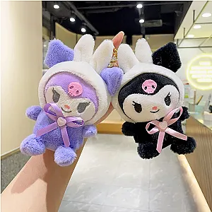 Kuromi Sanrio Plush Cute Demon Keychain