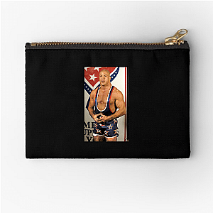 Olympic Gold Vibes Kurt Angle Zipper Pouches